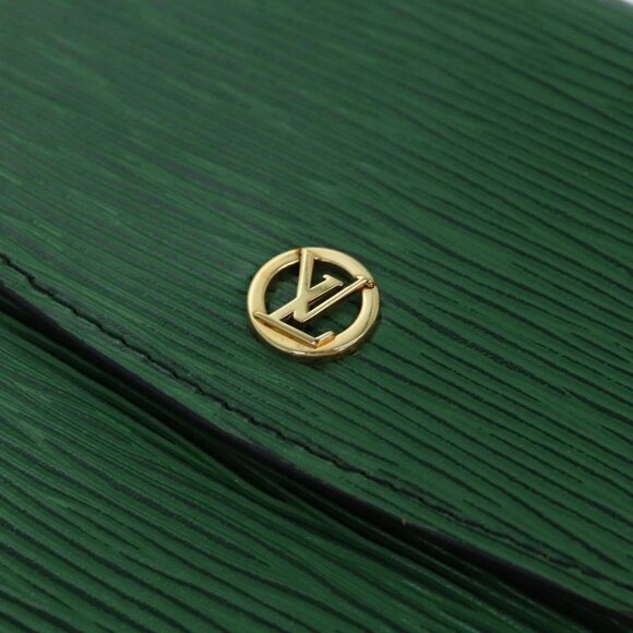 LOUIS VUITTON Epi Montaigne 27 Clutch Bag Green M52654 LV Auth 83255 - Picture 14 of 16